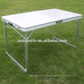 Table pliante portable et ensemble de chaise Table pliante extérieure en aluminium